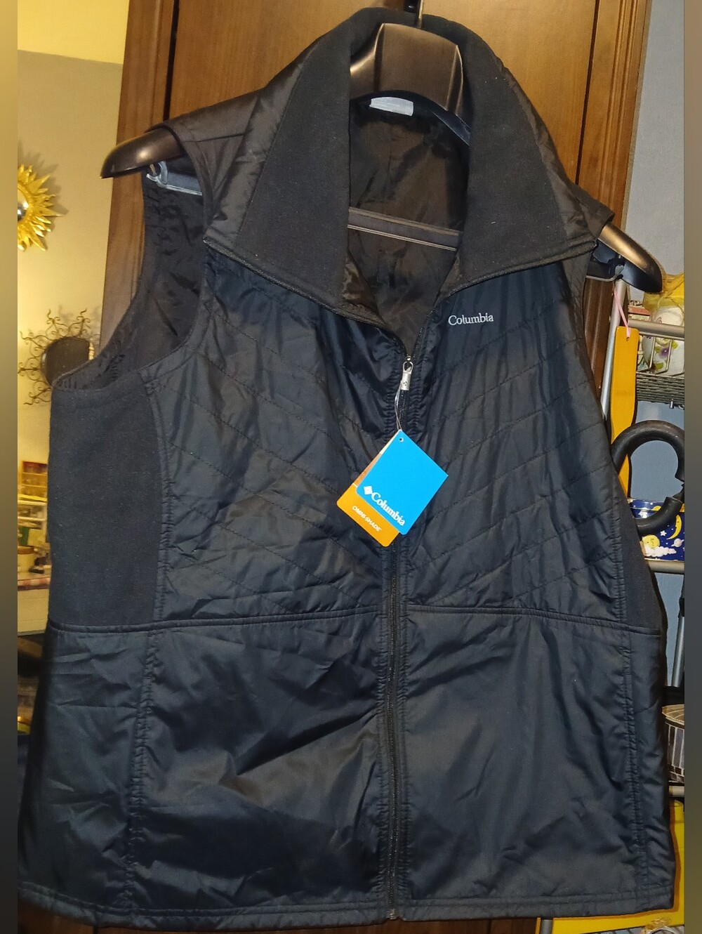 Columbia Women's 2X Black Quilted Insulated Vest